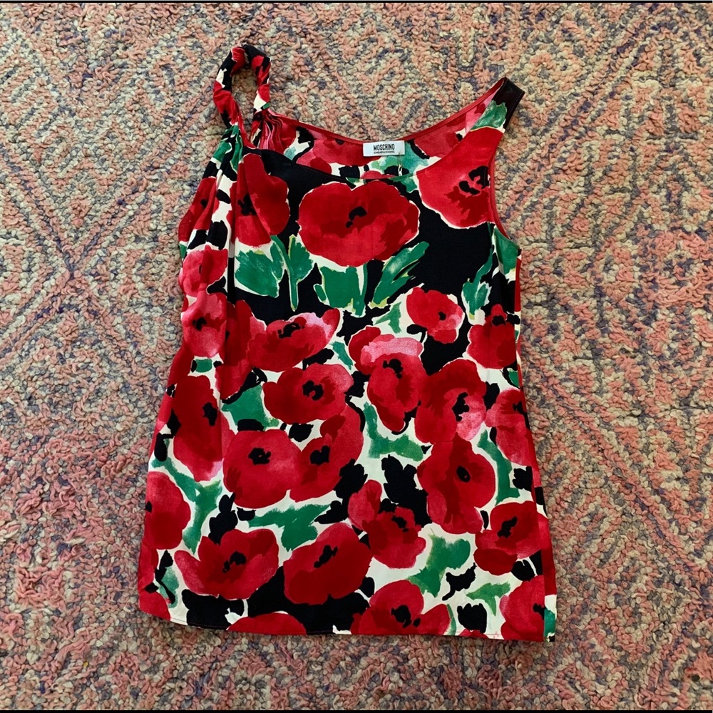 Moschino floral print top